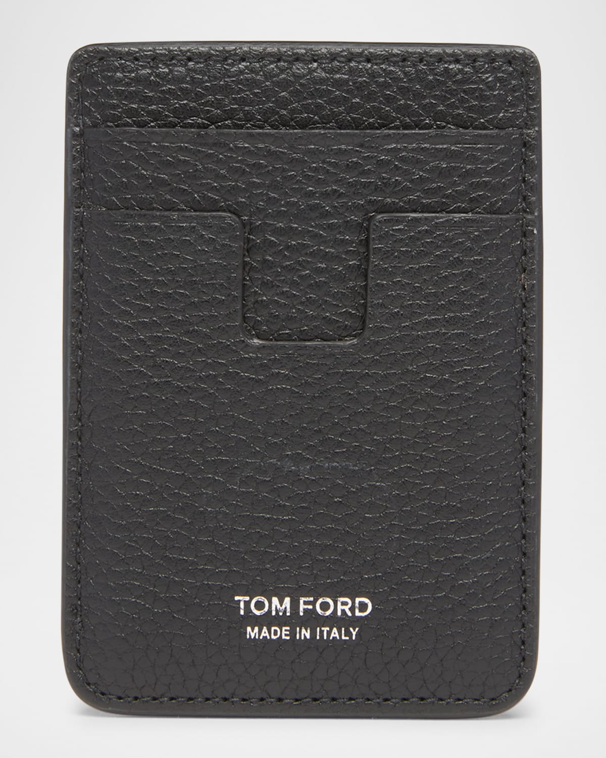 Men's Grained Leather MagSafe Compatible Wallet