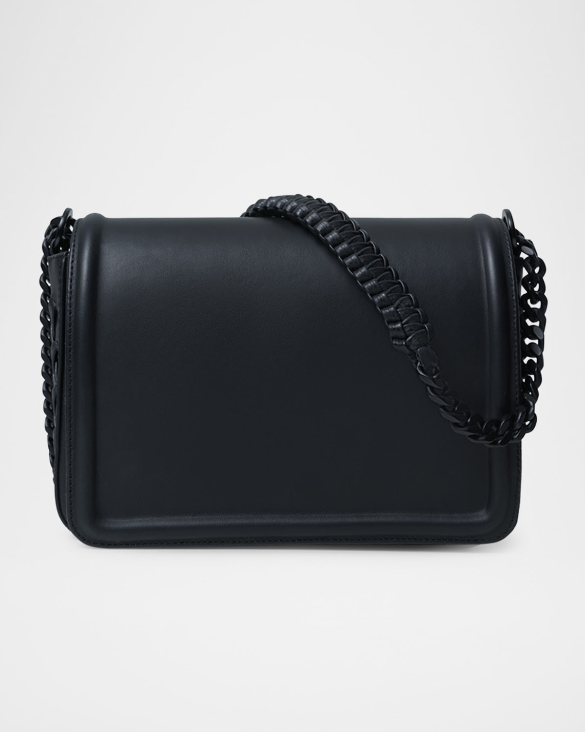 Callista Maxi Box Flap Leather Shoulder Bag