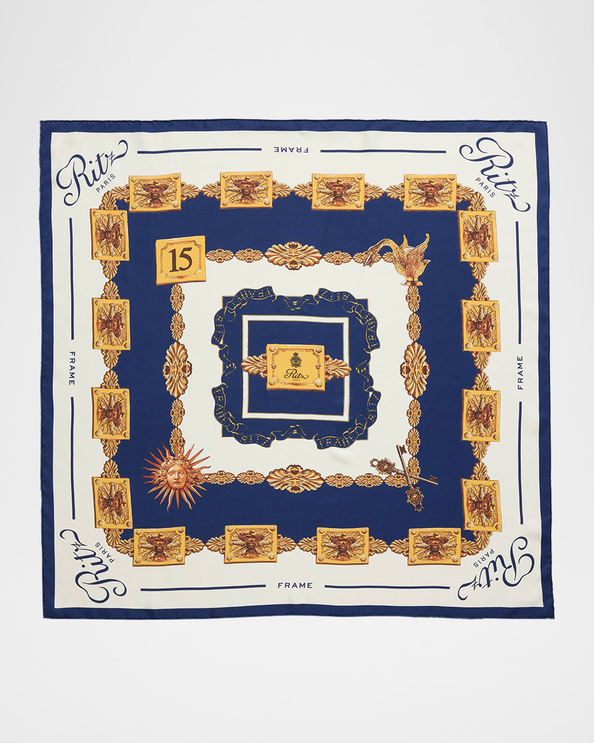 x Ritz Paris Silk Scarf