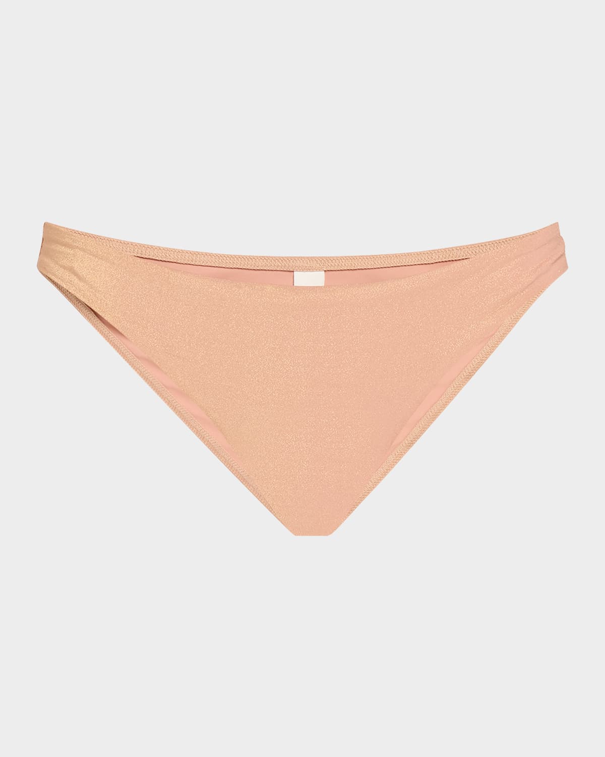 Zimmermann Everley Metallic Bikini Bottoms In Rose