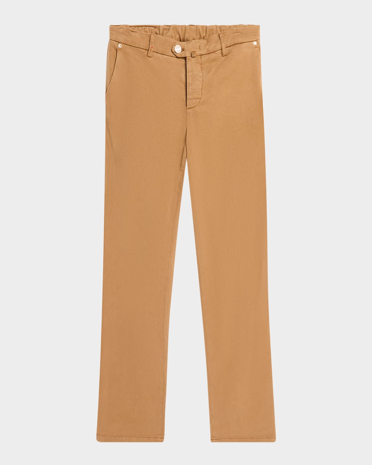 KITON MEN'S LYOCELL TWILL PANTS 