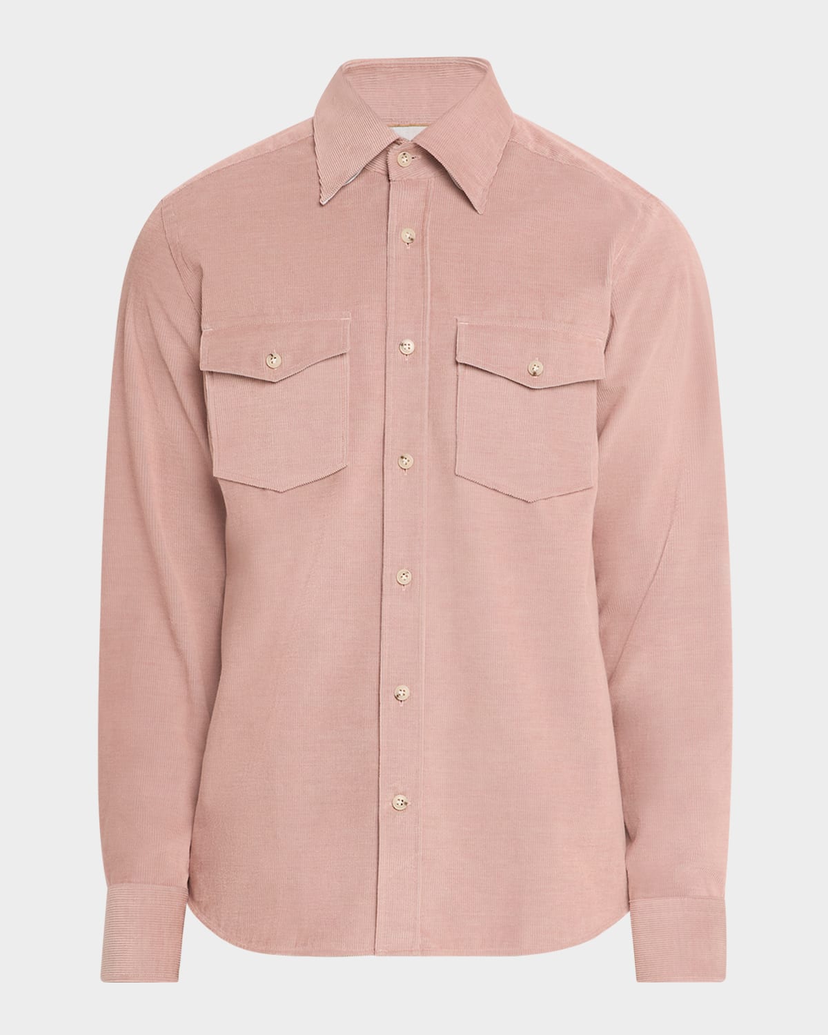 Boss Camel Men's Colt Corduroy Overshirt In Pastel Pink