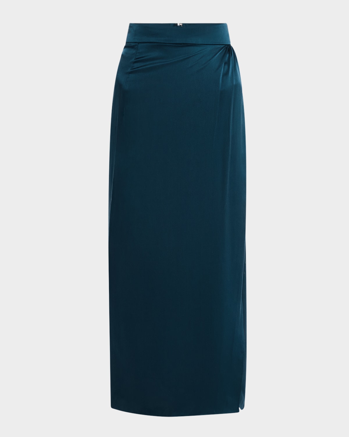 SABLYN FAUX WRAP SILK SKIRT 