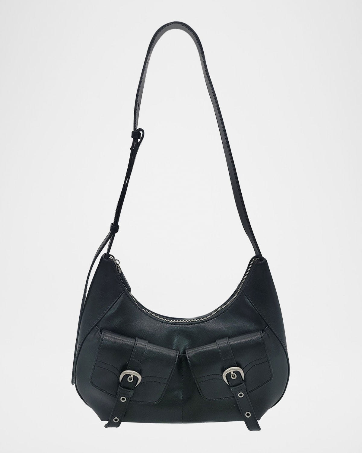 ORYANY RODEO MEDIUM LEATHER SHOULDER BAG 