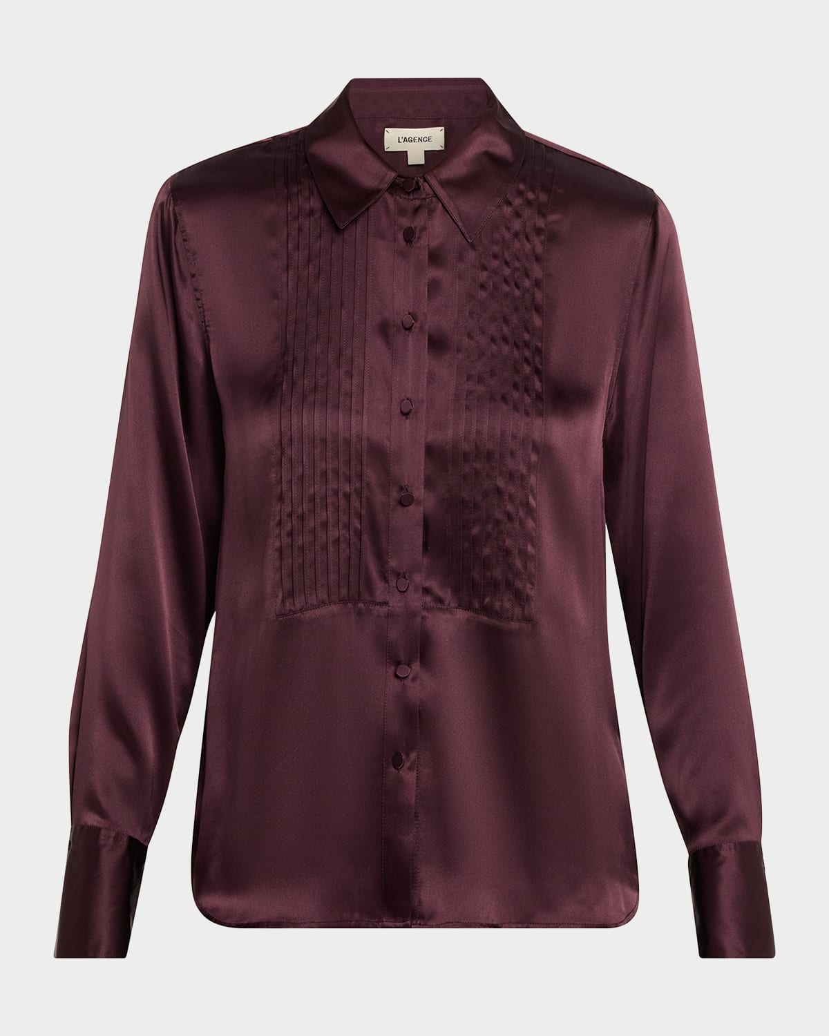 L'agence Divya Pintuck Tux Shirt