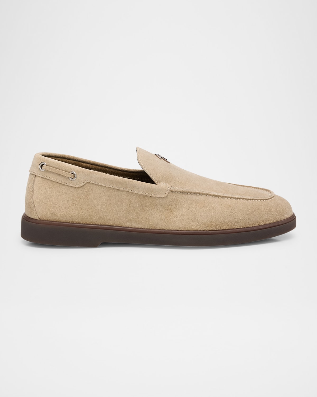 GIUSEPPE ZANOTTI MEN'S BERTH 10 SUEDE LOAFERS 