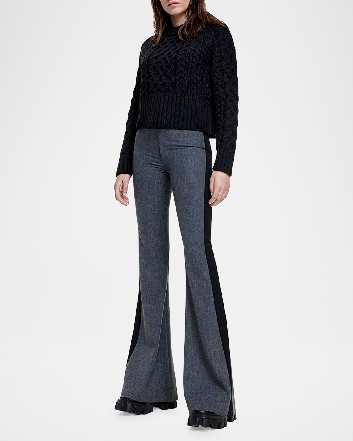 Tux Stripe Bootcut Pants