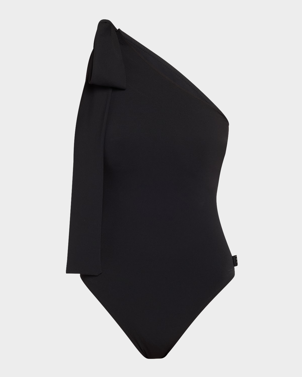 Asymmetric Tie One-Piece Swimsuit