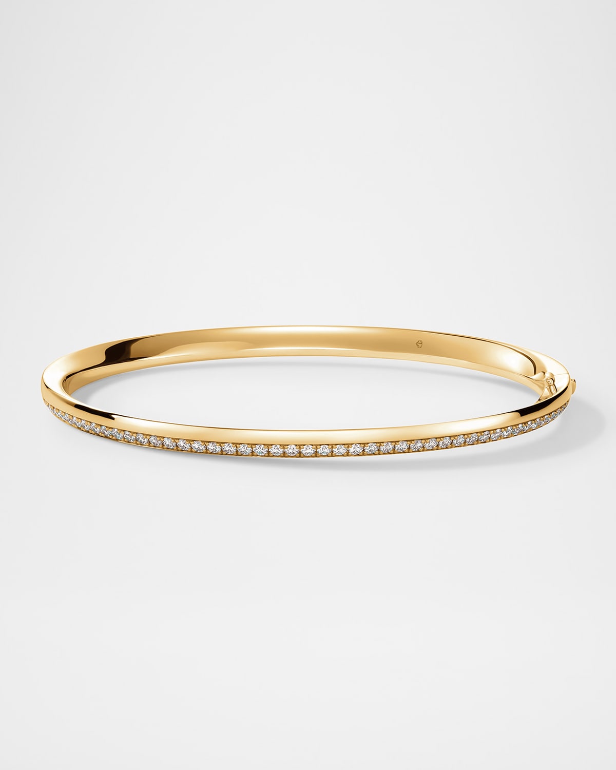 Barre 18K Yellow Gold Diamond Pave Bangle