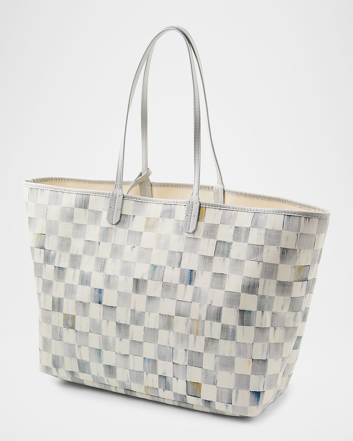 Sterling Check Marche Large Tote Bag