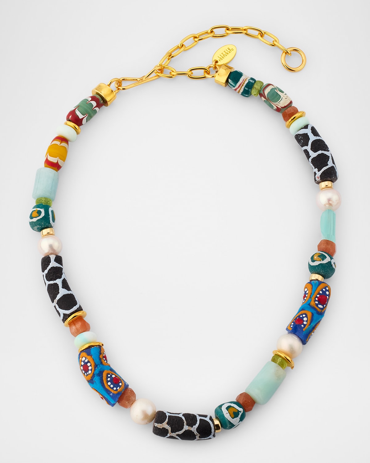 Souvenir Statement Necklace in Deep Sea