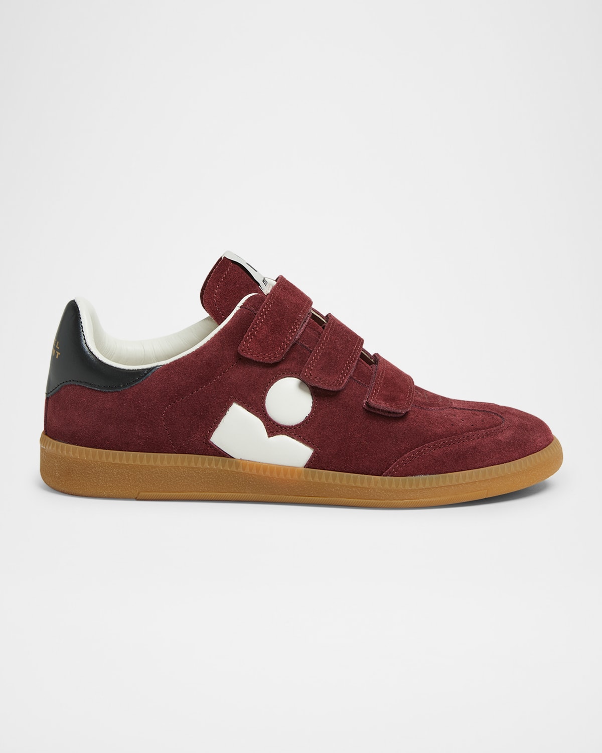 Isabel Marant Beth Bicolor Mixed Leather Sneakers