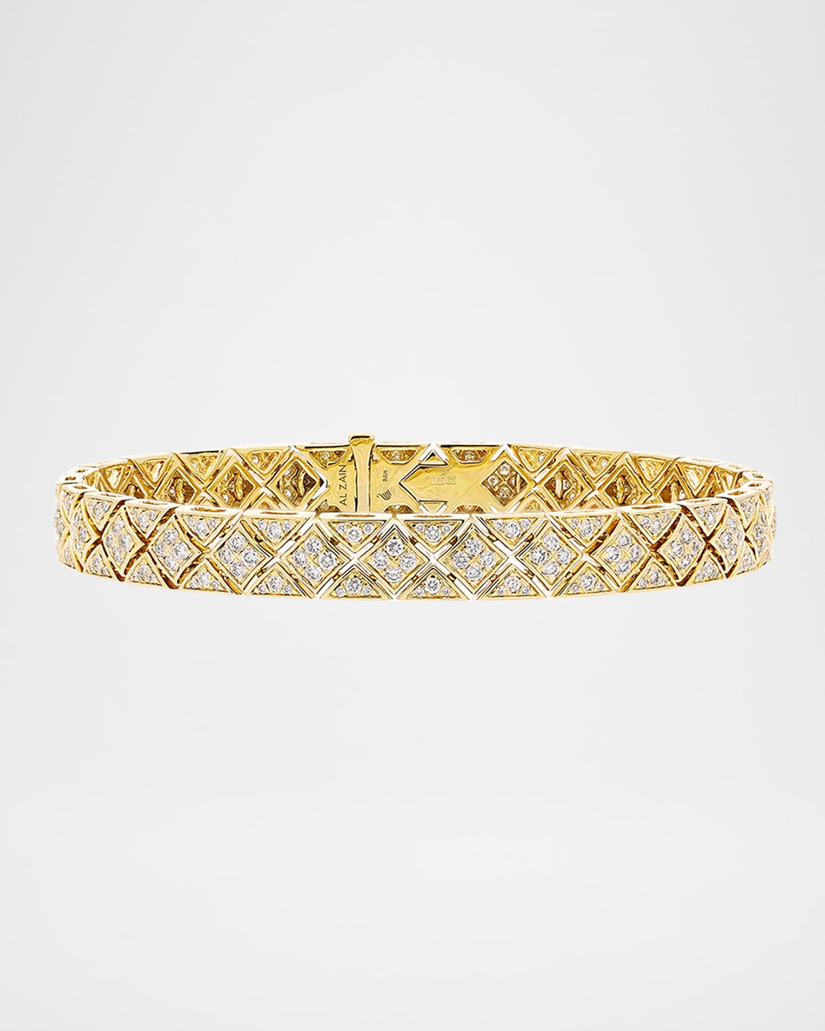 18K Yellow Gold Fluidity High Jewelry Bracelet with Diamonds