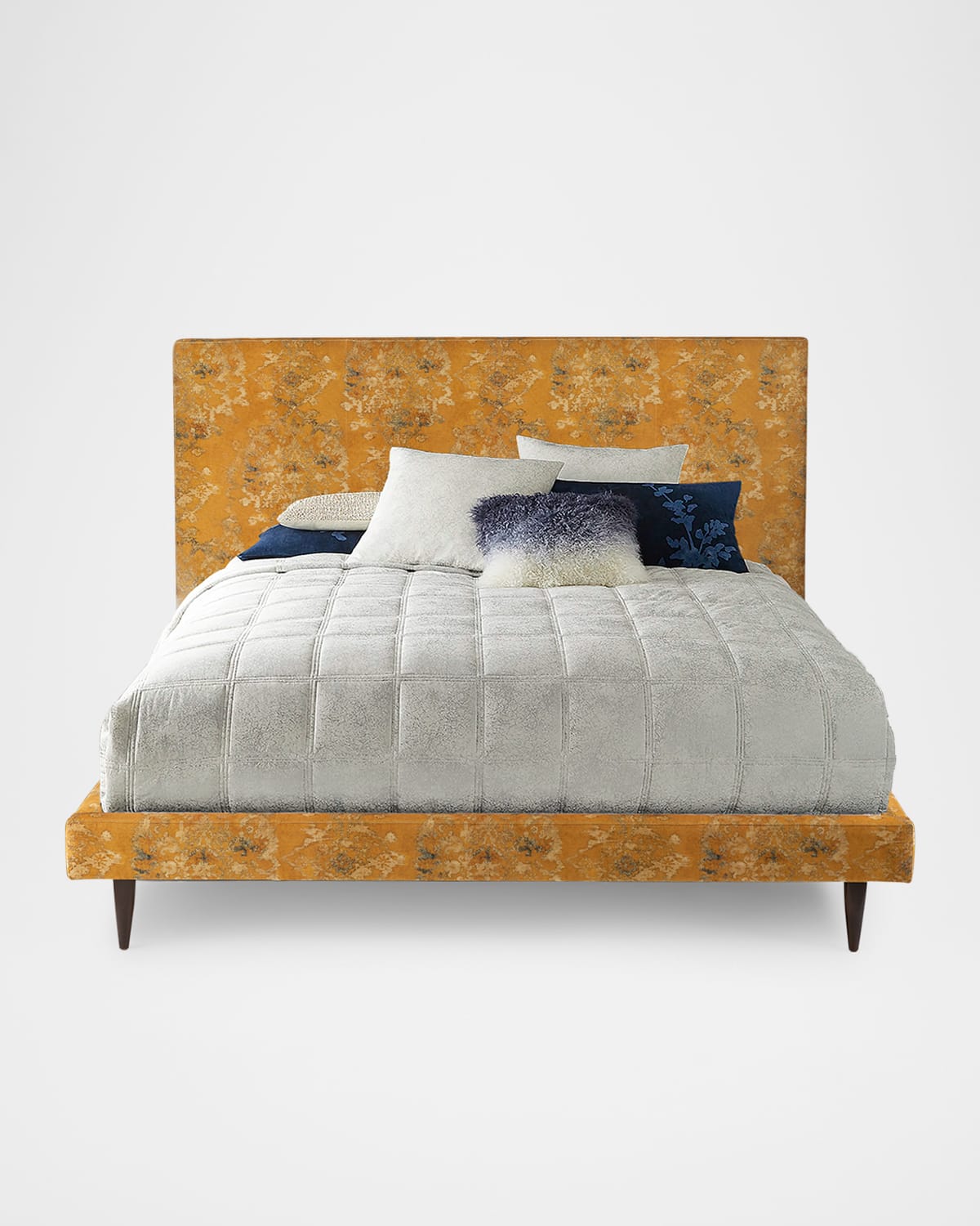 M By Hooker Furnishings Daphne King Bed In Goldenrod
