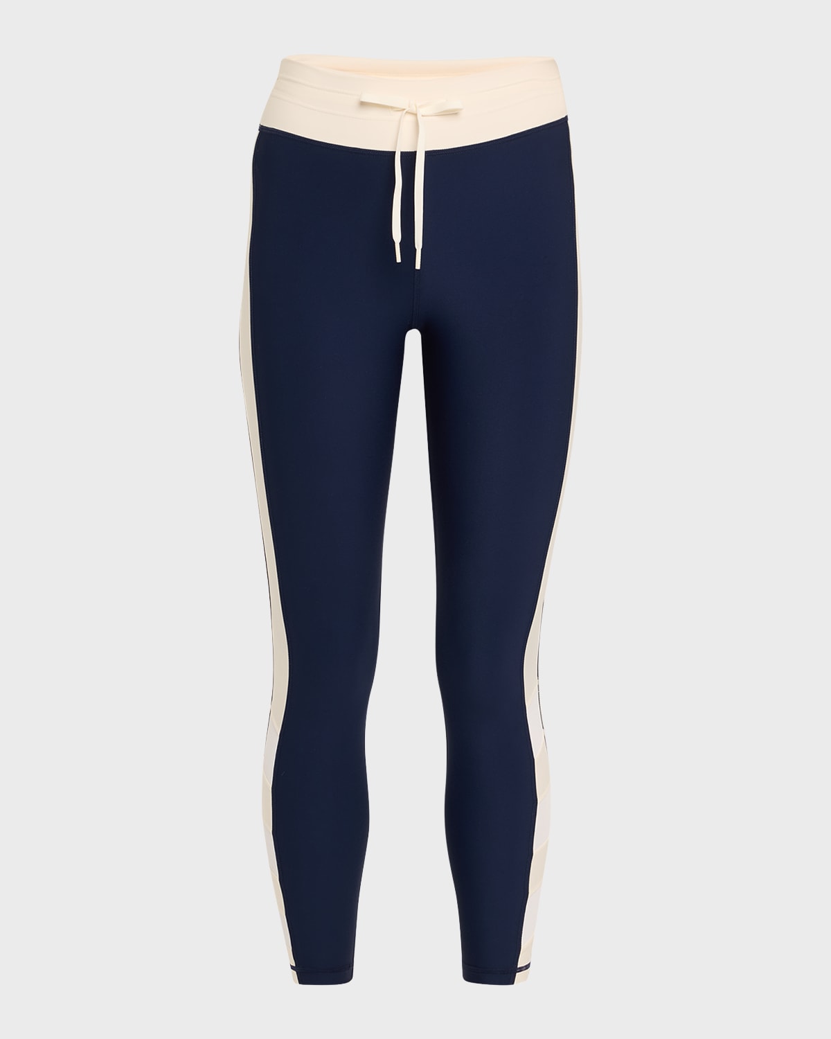 The Upside Oracle Colorblock Midi Pants In Navy