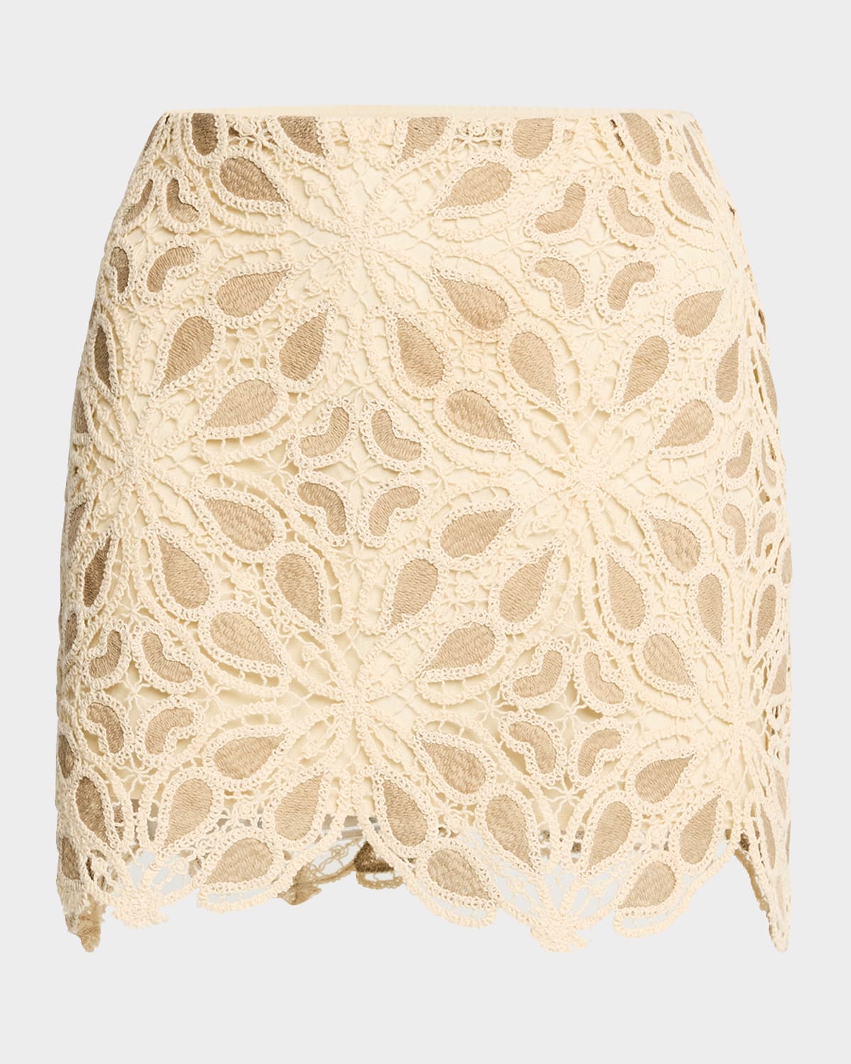 Millie Crochet Mini Skirt