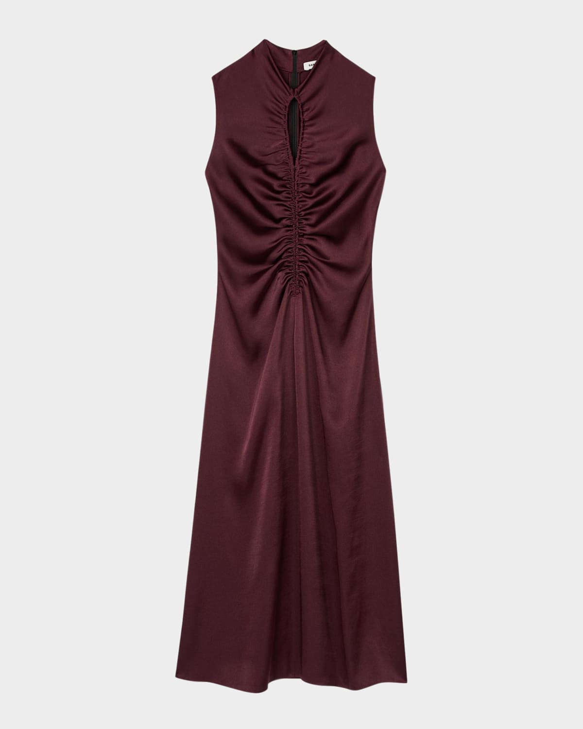 Sandro Titanic Satin Midi Dress | Smart Closet