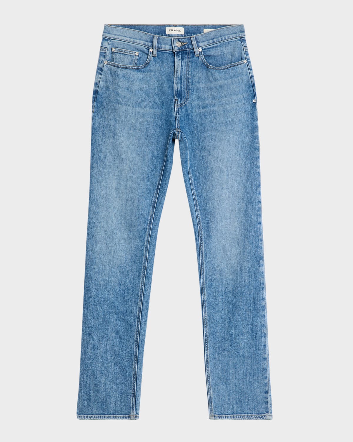 Frame Men's Modern Straight-leg Jeans In Gray