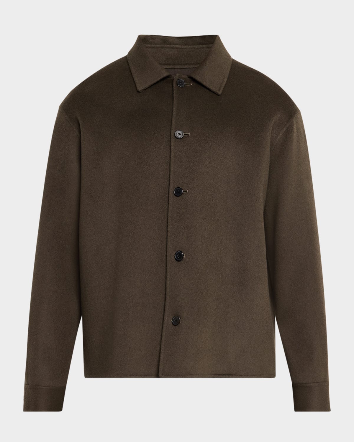 Men's Double-Face Wool Overshirt