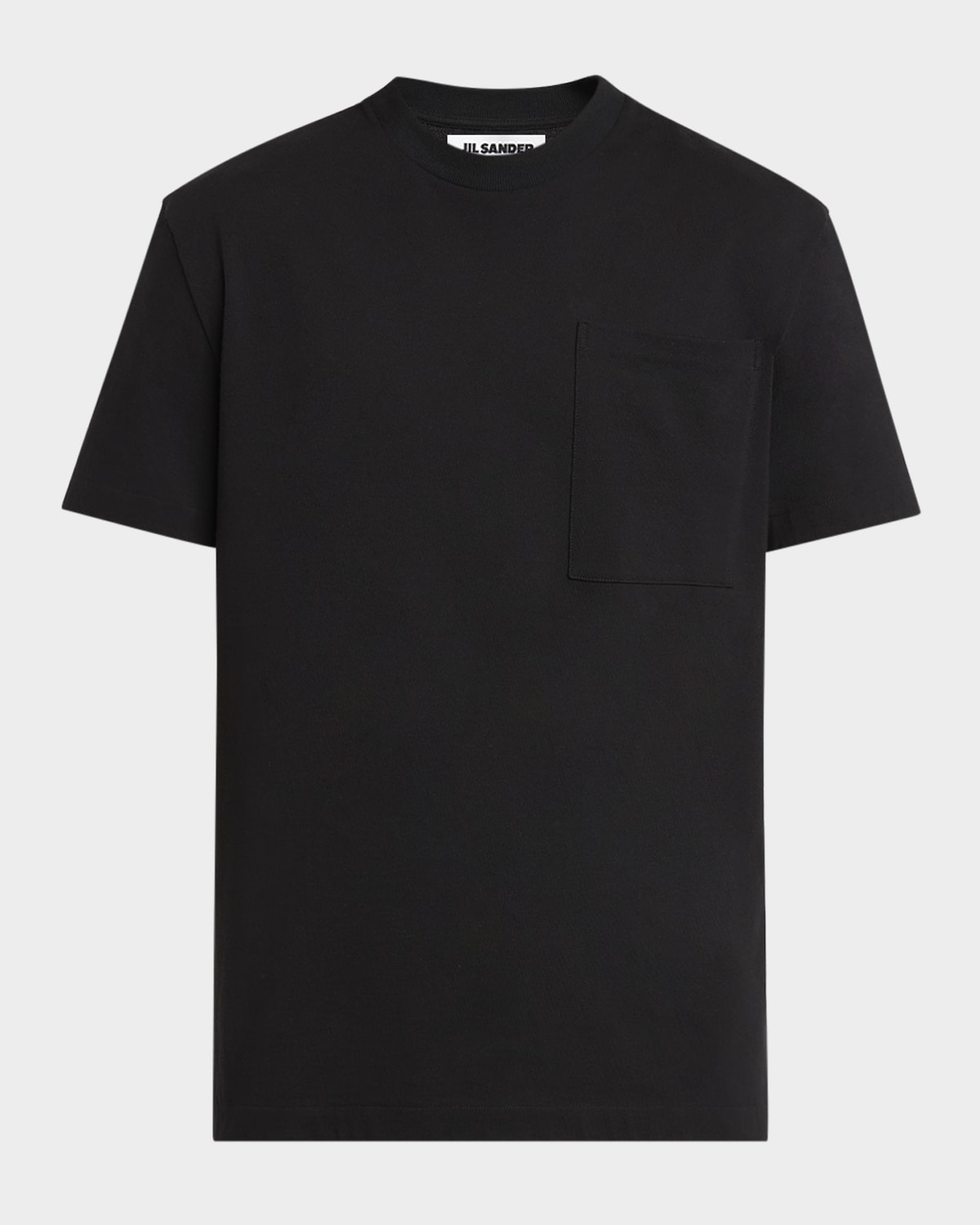 Jil Sander Men's Flag Logo Cotton T-Shirt