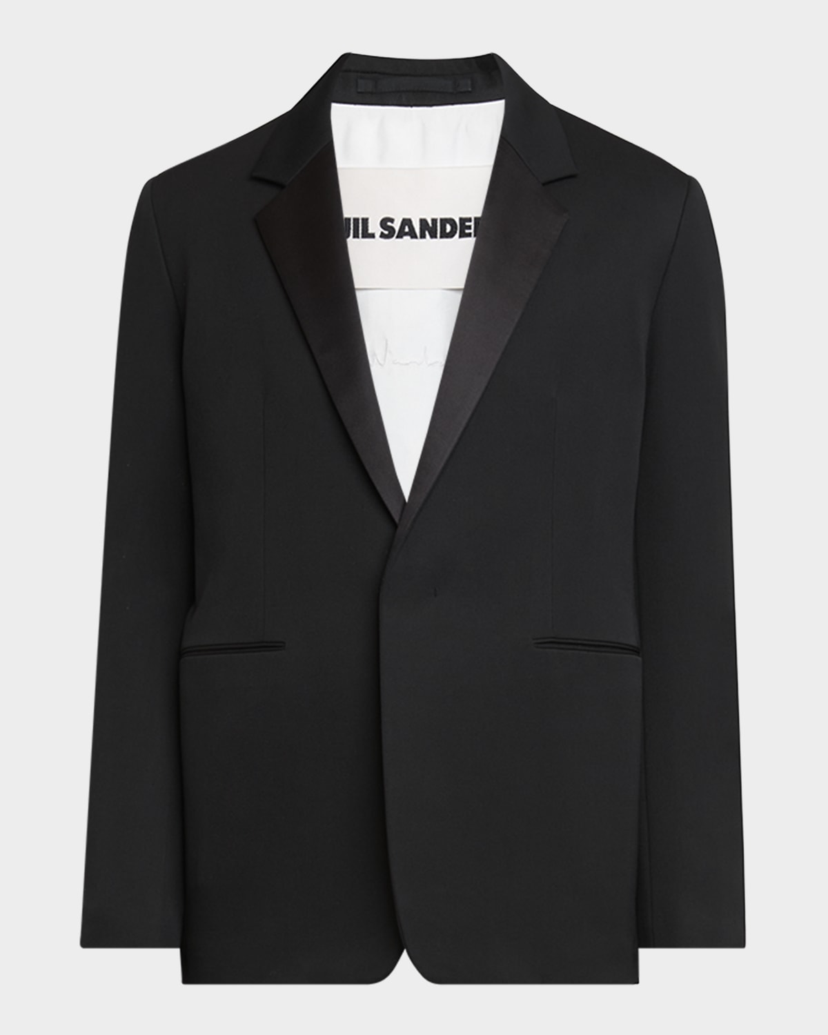Jil Sander Men's Tailored Wool Suit In Black