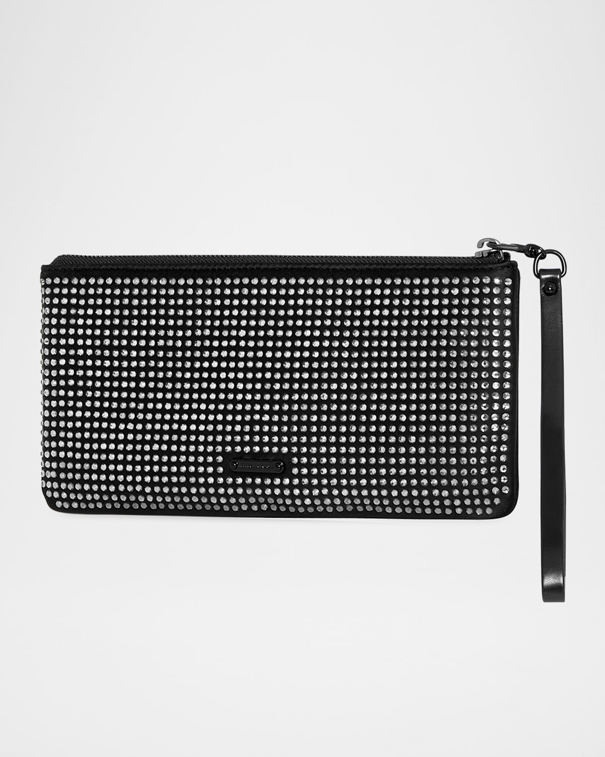 Metallic Crystal Wristlet