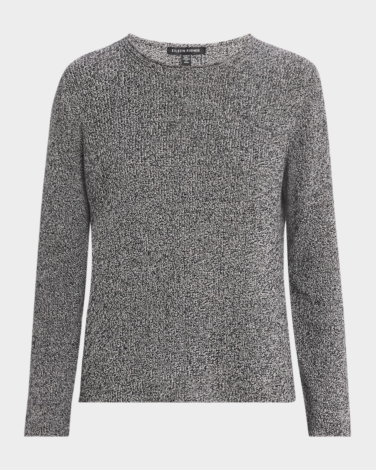 Crewneck Organic Cotton Knit Sweater