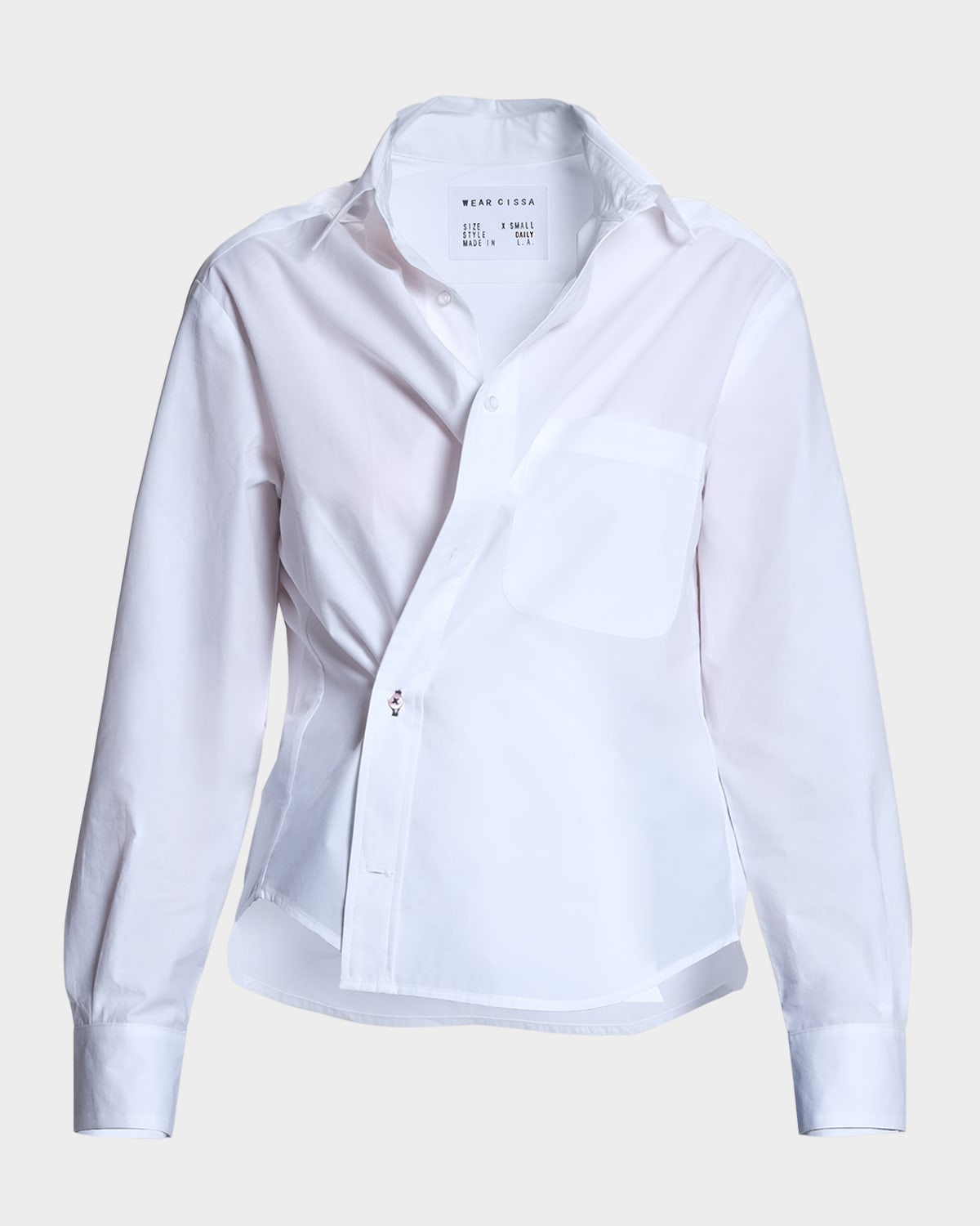 The Daily Asymmetric Button-Front Shirt