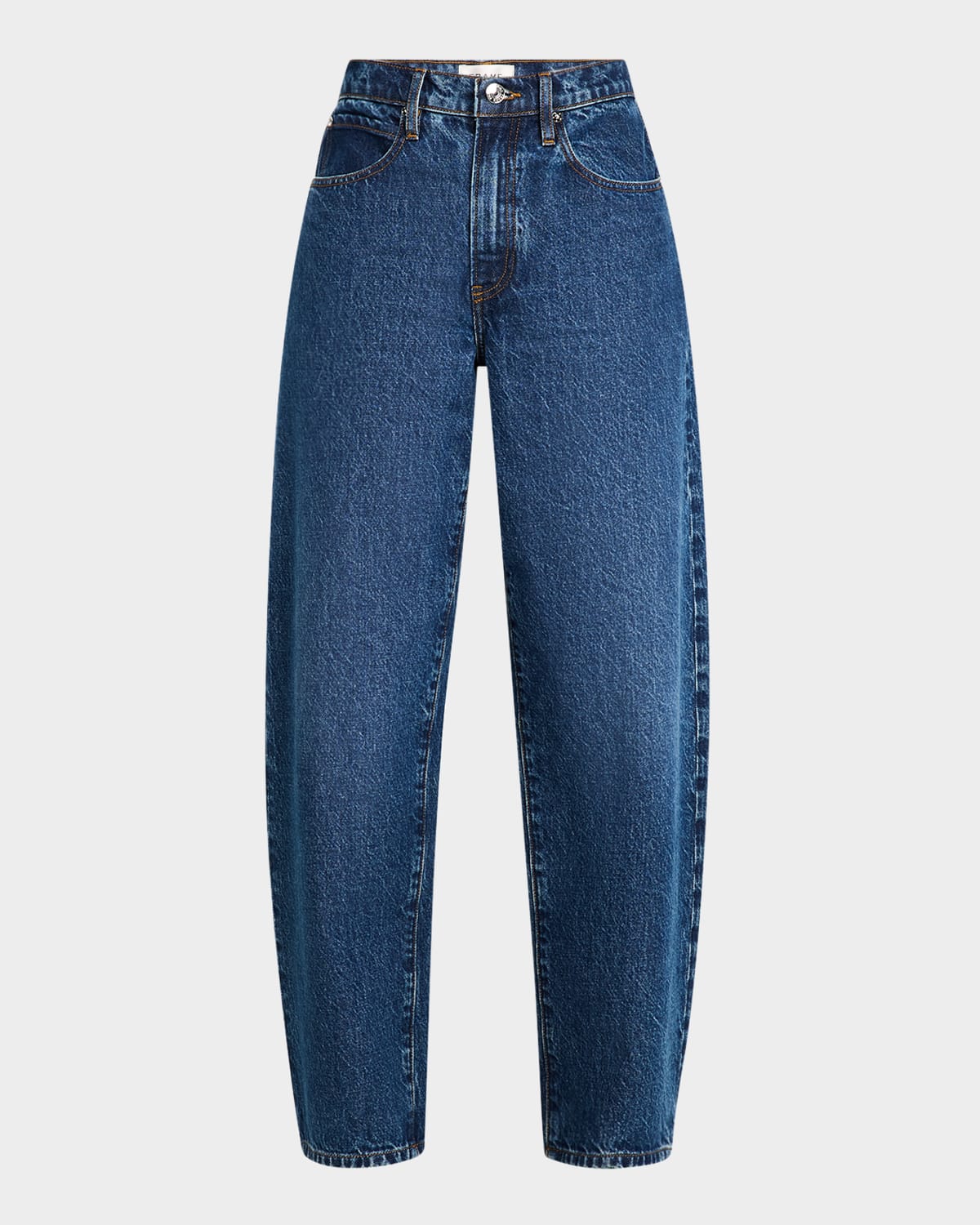 FRAME LOW SLUNG BARREL JEANS 