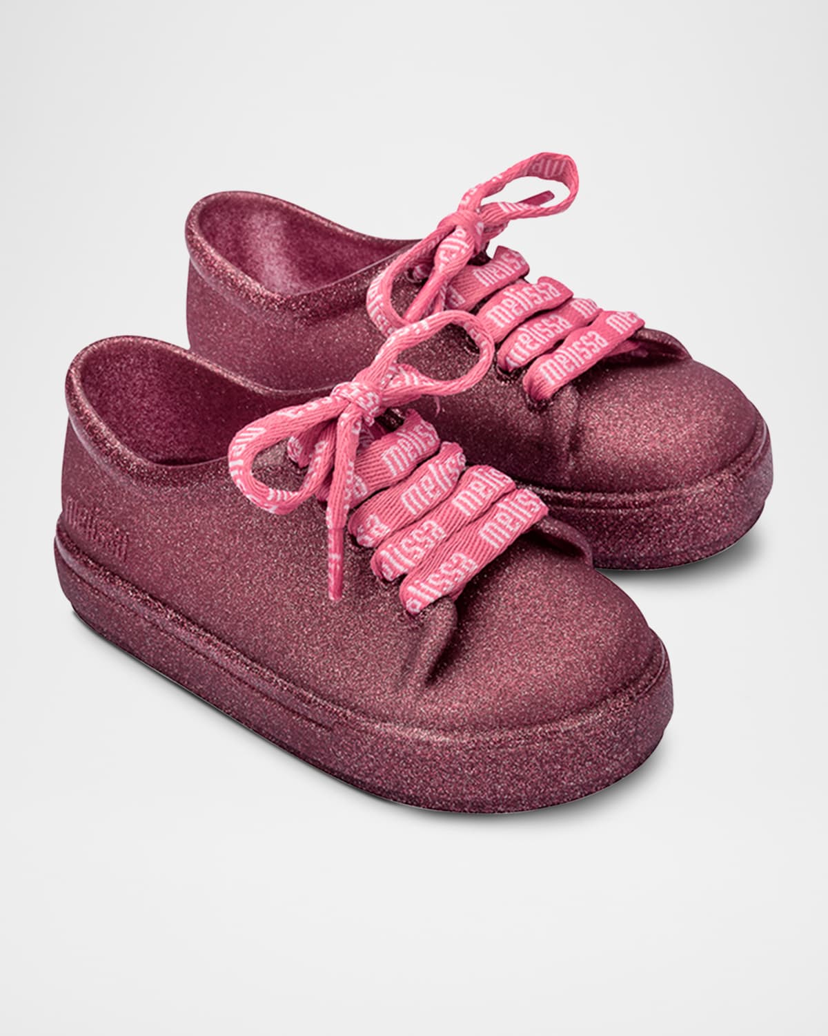 Melissa Girl's Sneakers W/ Branded Laces, Baby/toddler In Pink