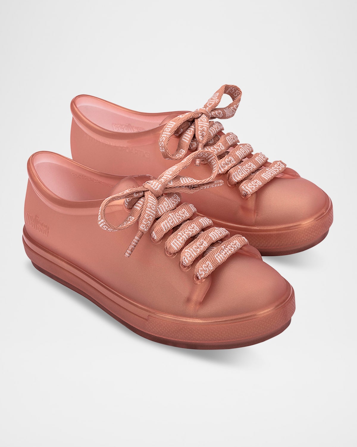 Melissa Girl's Sneakers W/ Branded Laces, Baby/kids In Brown