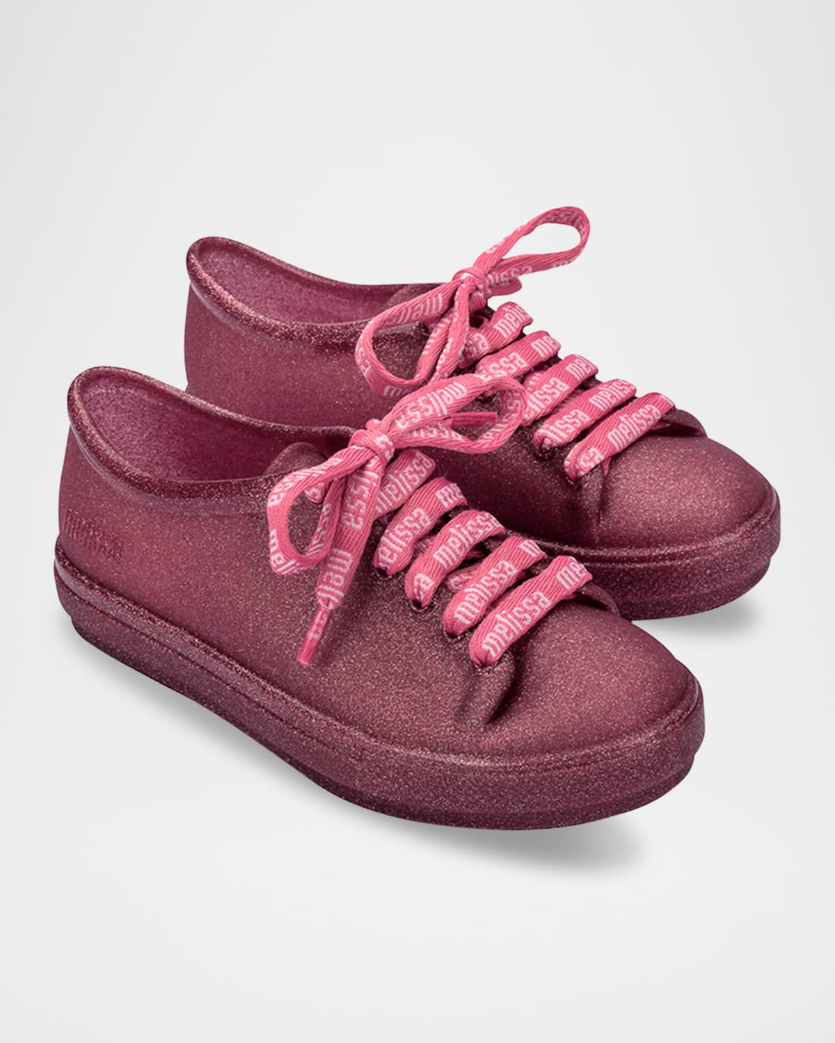 Melissa Girl's Sneakers W/ Branded Laces, Baby/kids In Pink