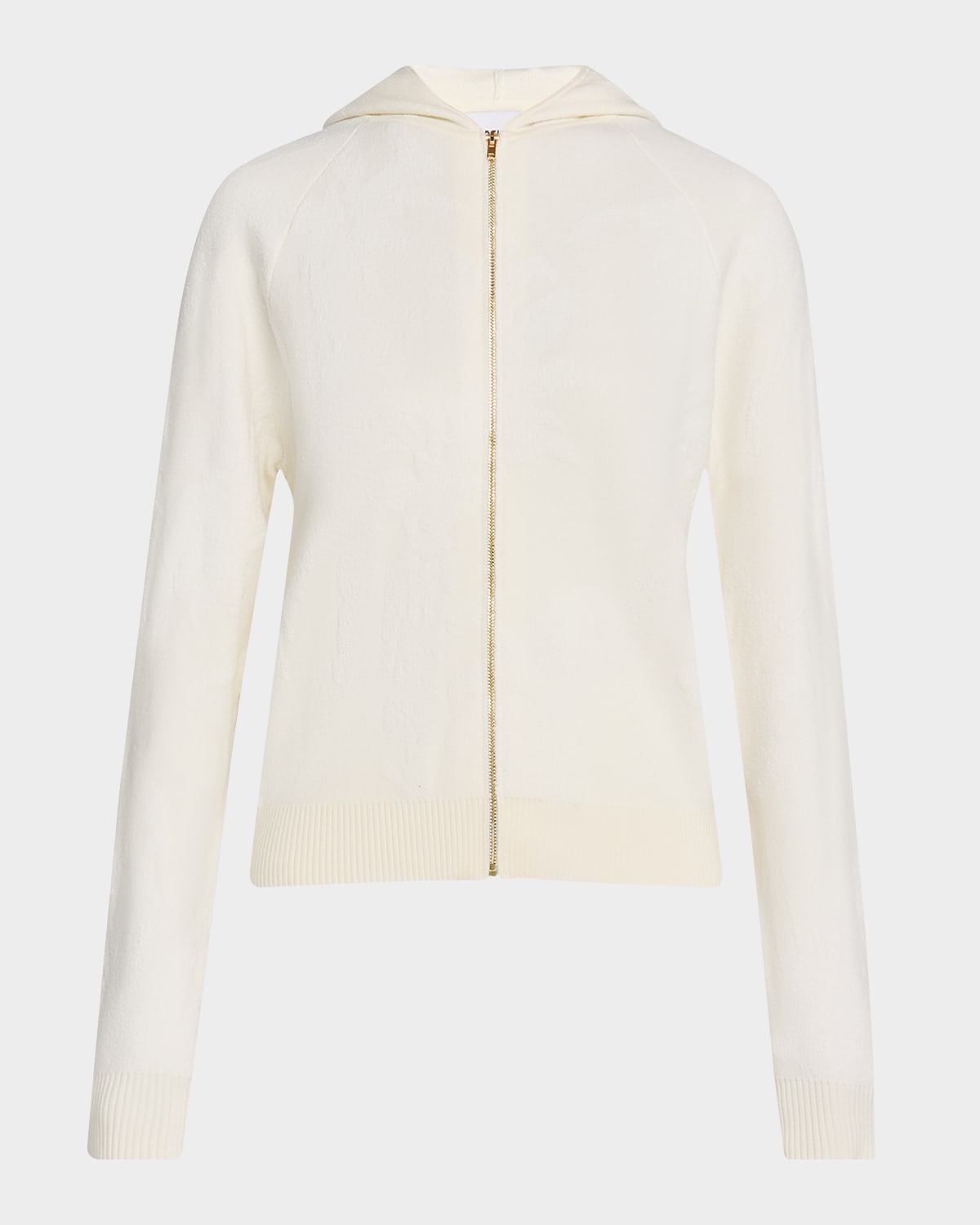 MARELLA UGHETTA1 HOODED TERRYCLOTH PALM TREE JACKET 