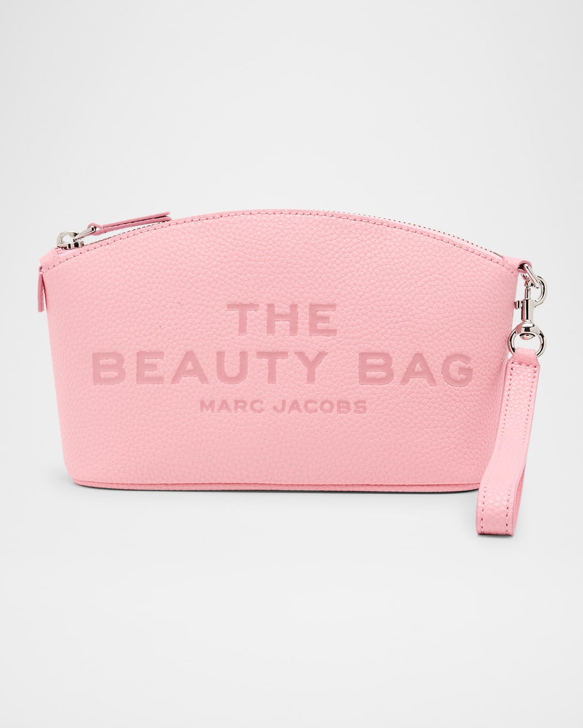 Marc Jacobs Beauty Pouch Bag In Grained Leather In Pink