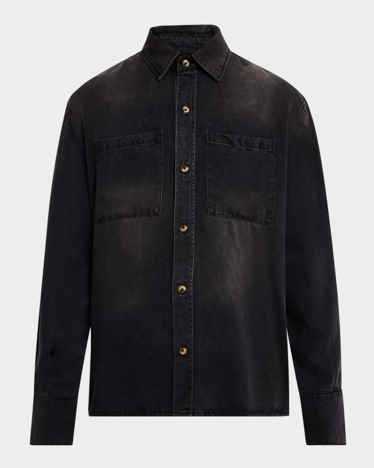 Men's Titan Denim Button-Down Shirt