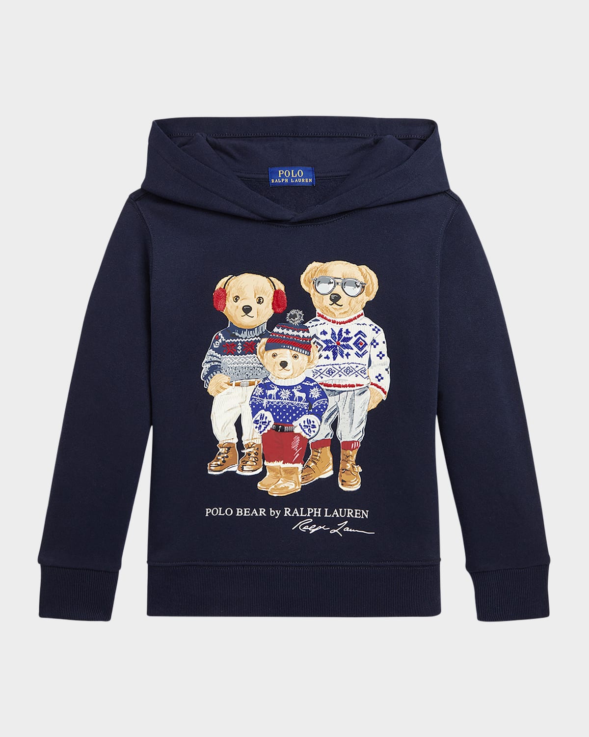Polo Ralph Lauren Polo Bear Fleece Hoodie In Rl Navy