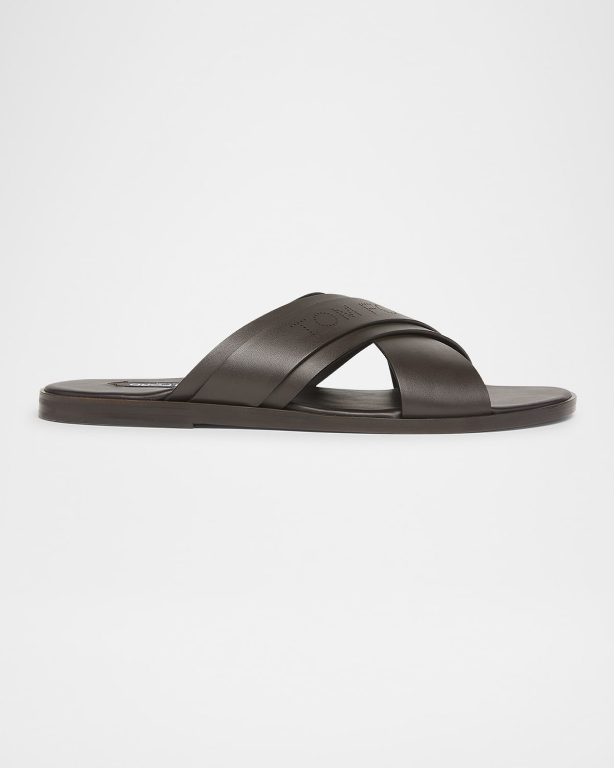 Men's Preston Smooth Leather Slide Sandals