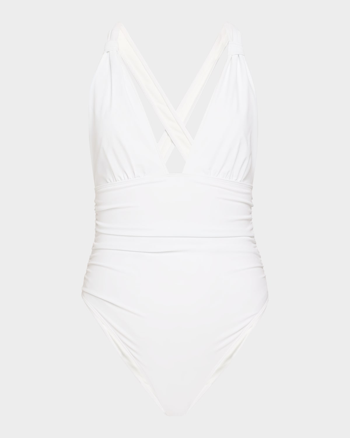 Shop Ramy Brook Haley One-piece Swimsuit In White