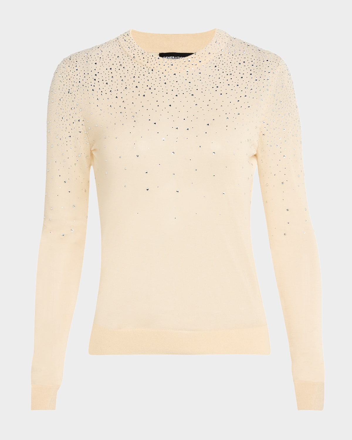 Elsie Crystal Crewneck Sweater
