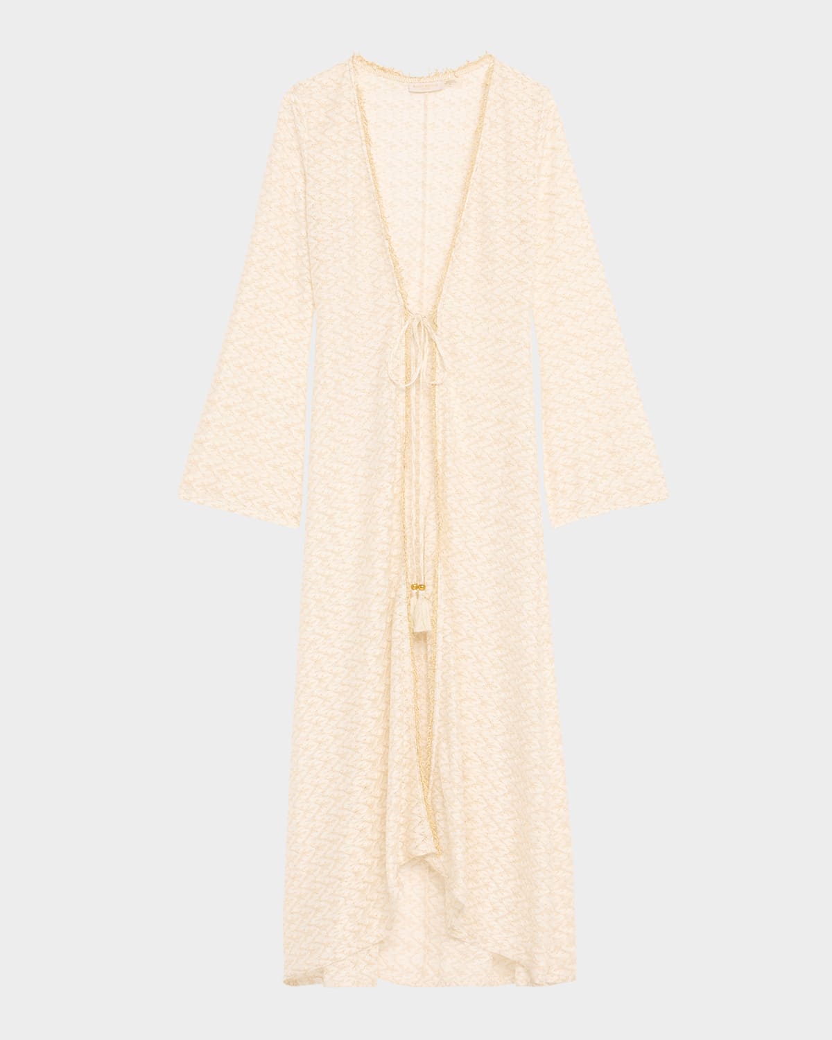 Fatima Metallic Knit Coverup