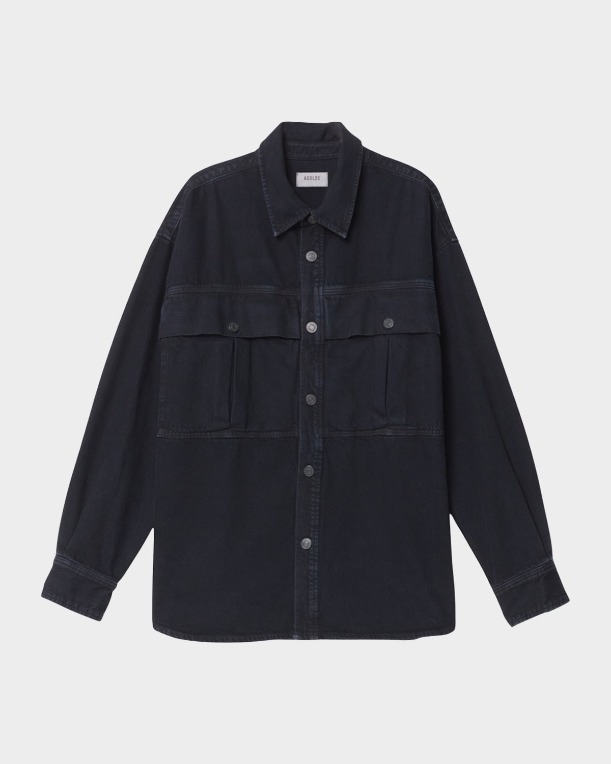 Agolde Camryn Shirt In Crushed (marble