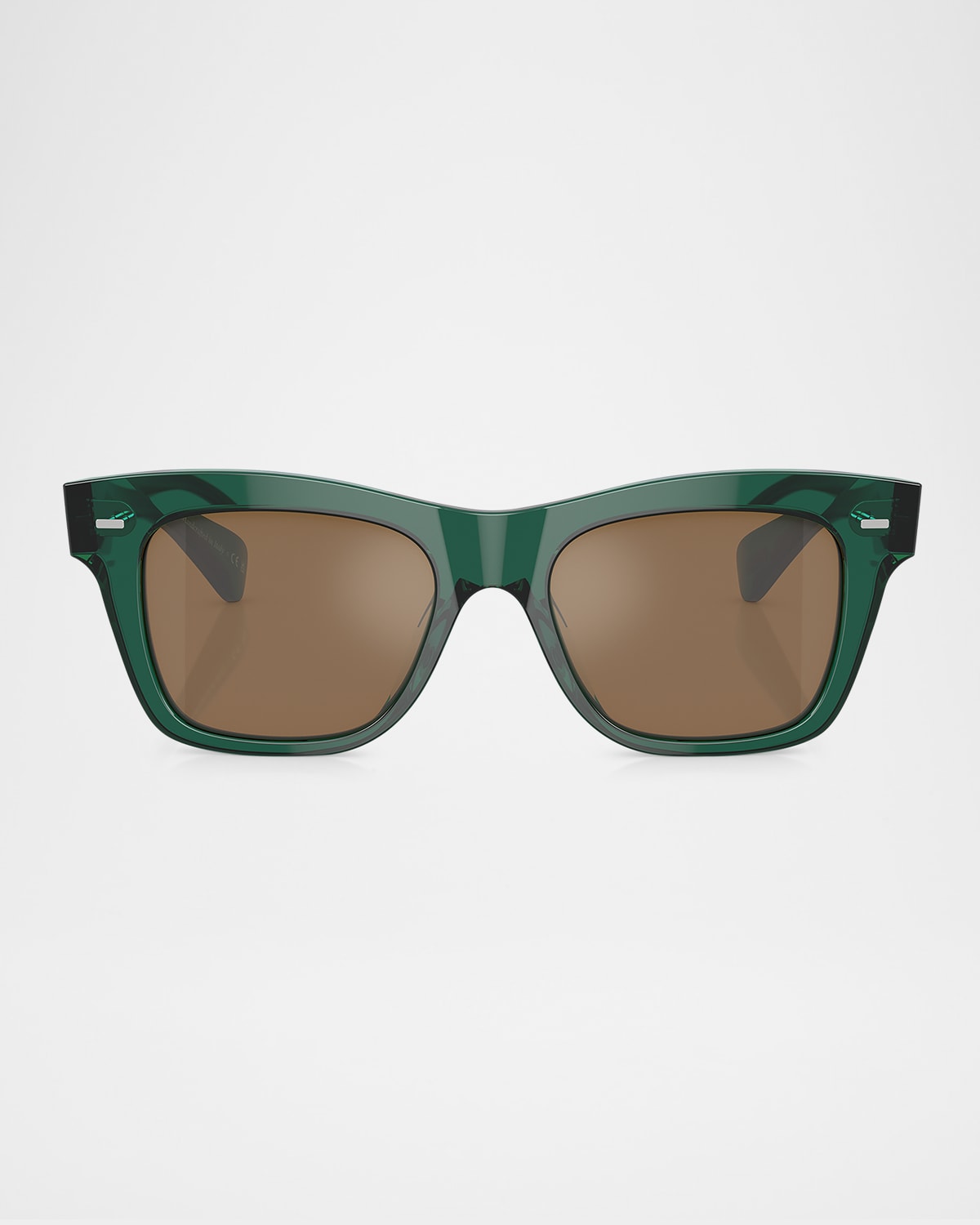 Oliver Peoples Men's Ov5542su 51 Acetate Square Sunglasses In Teal
