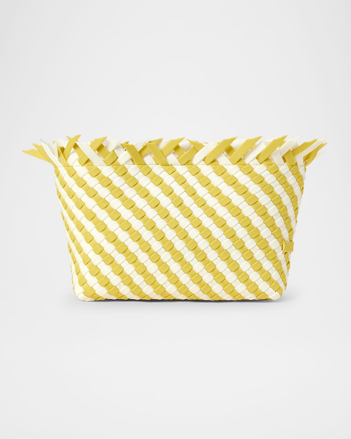 Havana Fringe Woven Clutch Bag