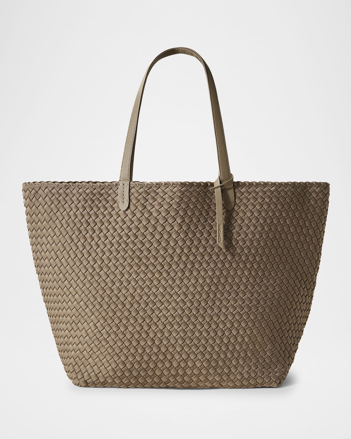 Shop Naghedi Jetsetter Large Woven Tote Bag In Cashmere