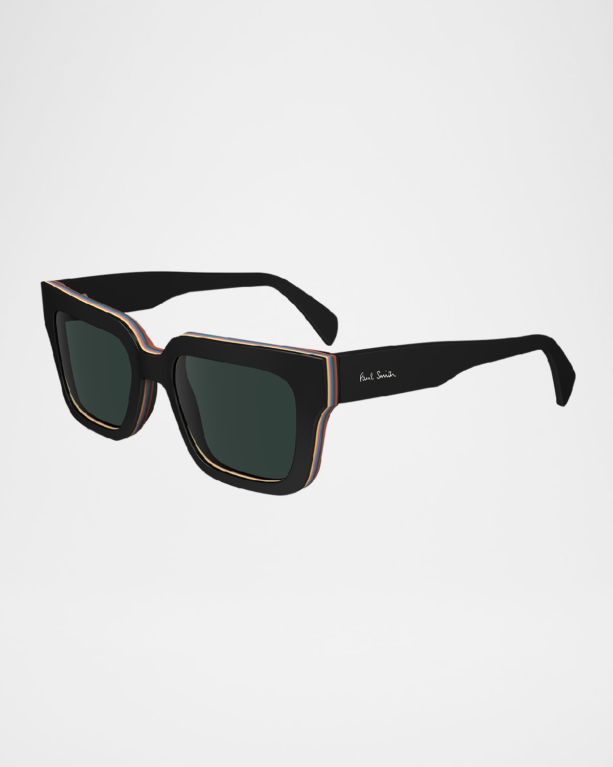 Men's Kenton Acetate Rectangle Sunglasses