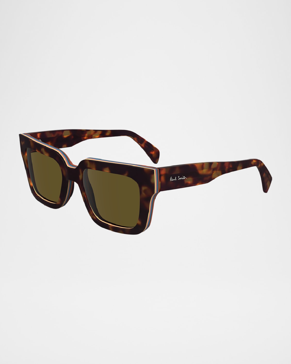 Men's Kenton Acetate Rectangle Sunglasses