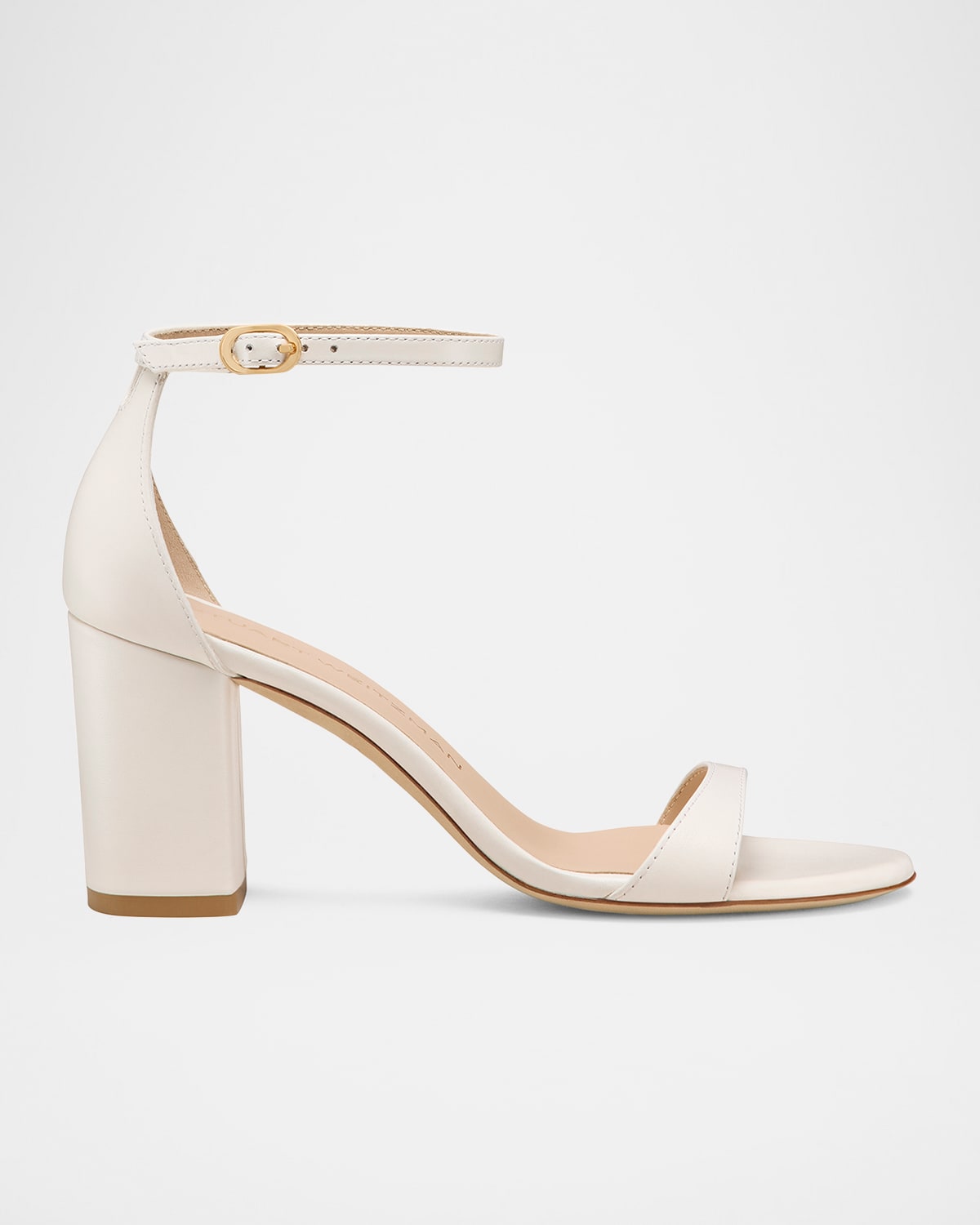 STUART WEITZMAN NUDIST 75MM BLOCK SANDALS 