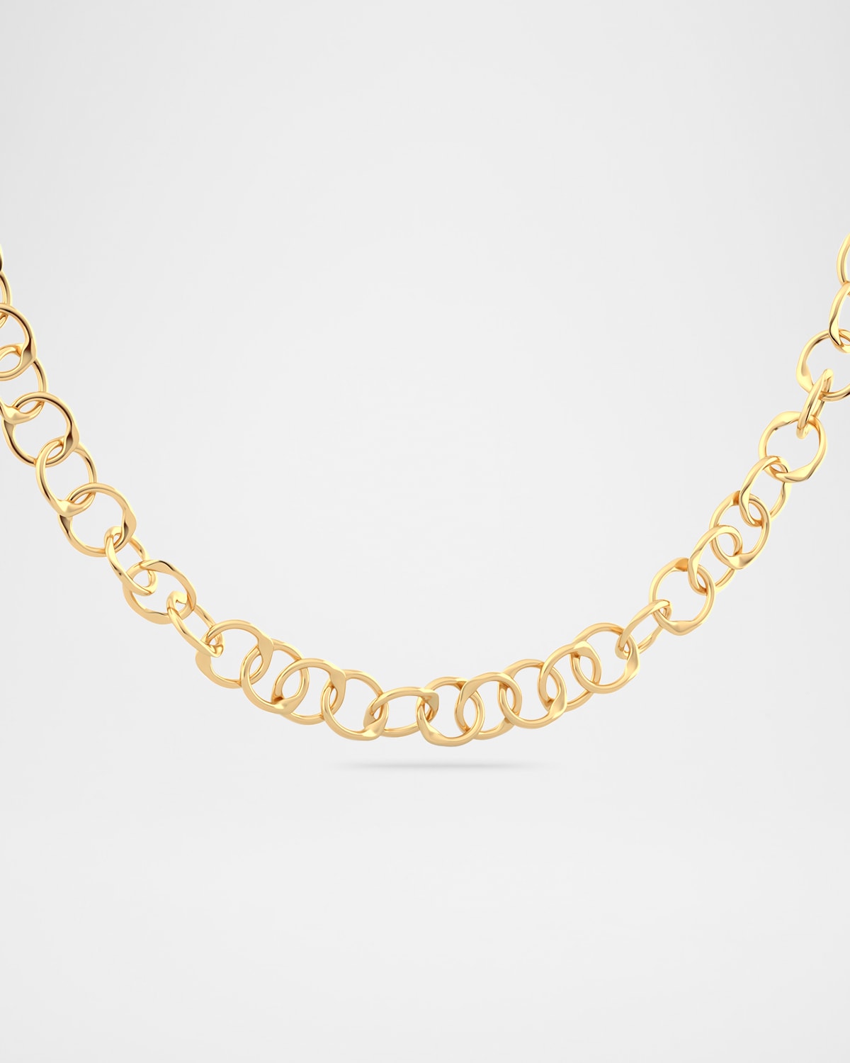 18K Gold Laurel Chain Necklace