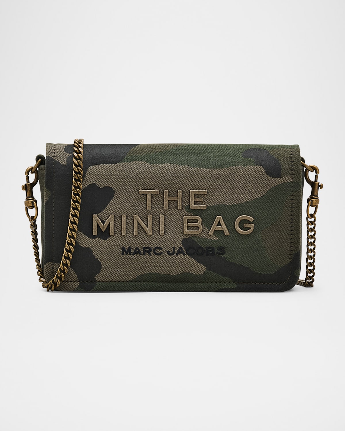 MARC JACOBS THE MINI CAMO-PRINT CROSSBODY BAG 