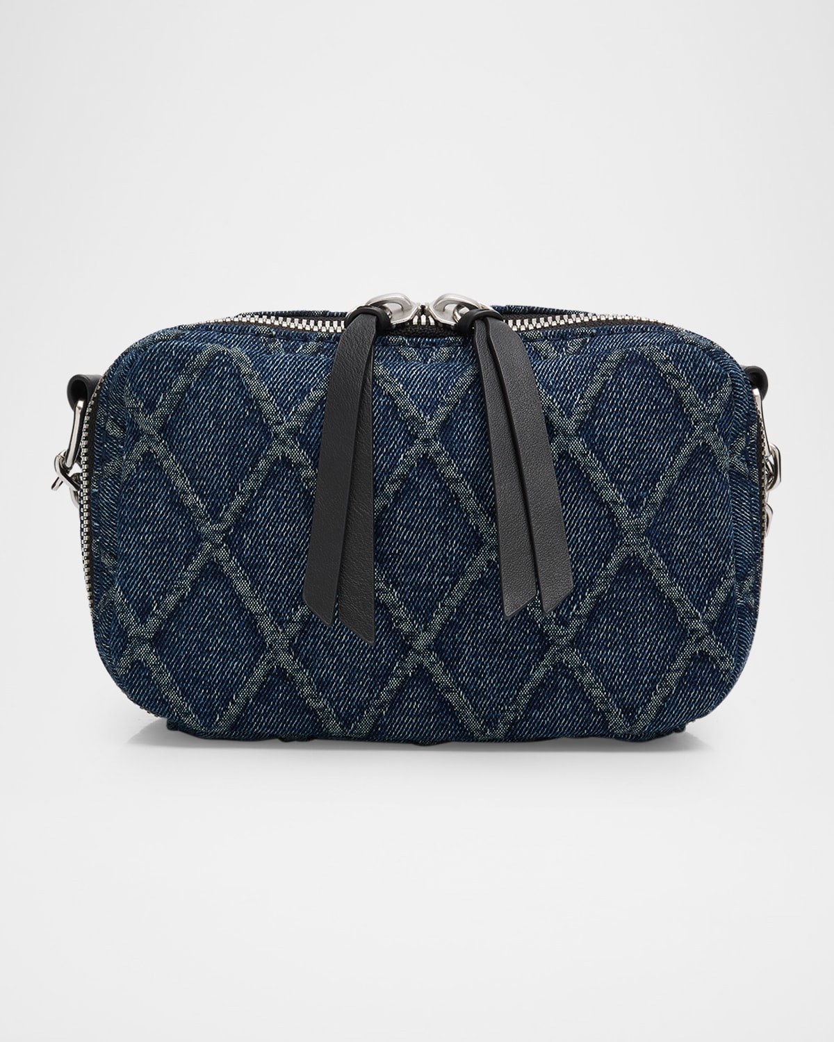 Rag & Bone Cami Quilted Denim Camera Crossbody Bag